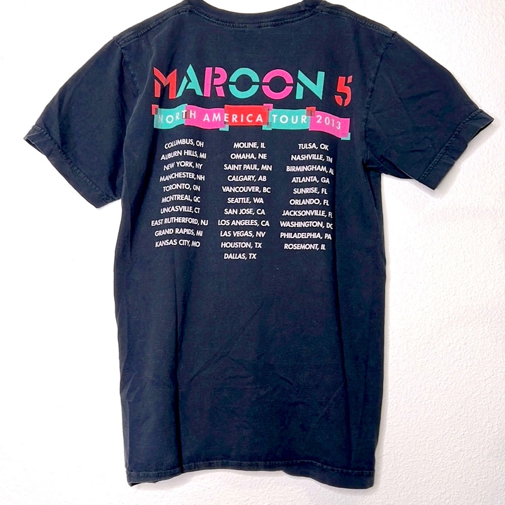 Maroon 5 tour shirt